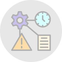 conception d'icône vectorielle de gestion du stress vecteur