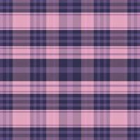 plaid tartan avec motif couleur nuit. vecteur