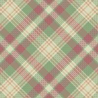 tartan plaid avec été Couleur modèle. vecteur