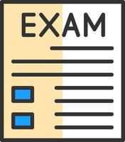 conception d'icône de vecteur d'examen