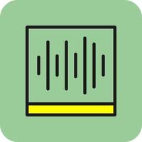 conception d'icône de vecteur d'égaliseur