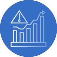 conception d'icône de vecteur de risque