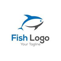 modèle de vecteur de conception de logo de poisson