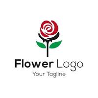 beauté fleurs logo vecteur modèle