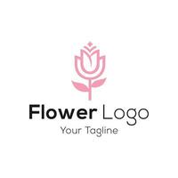 beauté fleurs logo vecteur modèle