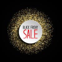 Fond de vente Glitter Black Friday vecteur