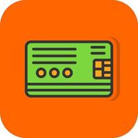 conception d'icône de vecteur de carte de crédit