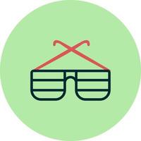 icône de vecteur de lunettes de fête