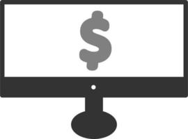 icône de vecteur d'analyse d'argent