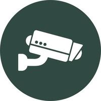 icône de vecteur de caméra de vidéosurveillance