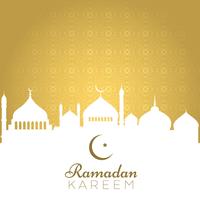 Fond décoratif du Ramadan vecteur