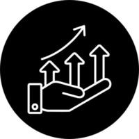 augmenter l'icône de vecteur