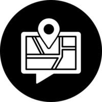 icône de vecteur de localisation de carte