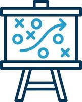 conception d'icône de vecteur de stratégie