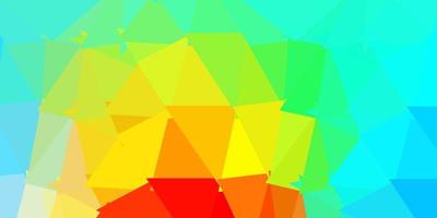 texture de triangle abstrait vecteur multicolore léger.