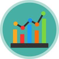 conception d'icônes vectorielles d'analyse de données vecteur