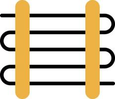 conception d'icône de vecteur de porte-serviettes