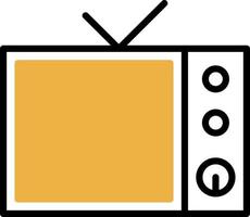 conception d'icône de vecteur de télévision