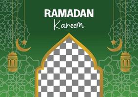 modifiable Ramadan vente affiche modèles. avec mandala, lune, étoile et lanterne ornements. conception pour social médias et la toile. vecteur illustration