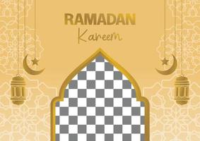 modifiable Ramadan vente affiche modèles. avec mandala, lune, étoile et lanterne ornements. conception pour social médias et la toile. vecteur illustration