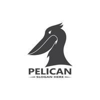 pélican Facile logo vecteur illustration