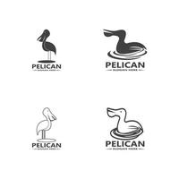 pélican Facile logo vecteur illustration