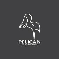 pélican Facile logo vecteur illustration