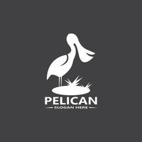 pélican Facile logo vecteur illustration