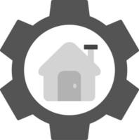 icône de vecteur de réparation à domicile
