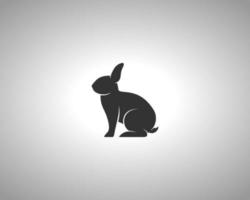 lapin vecteur silhouette