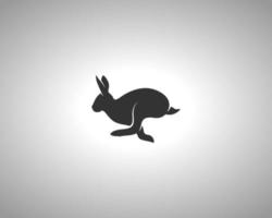 lapin vecteur silhouette