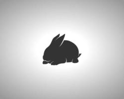 lapin vecteur silhouette