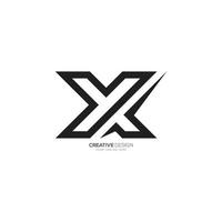 moderne initiale lettre y X ligne art Créatif logo vecteur