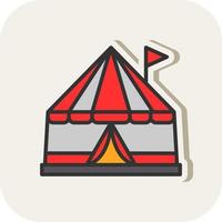 conception d'icône de vecteur de cirque
