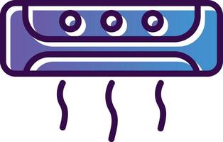 conception d'icône de vecteur de climatiseur