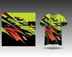 tshirt sport design pour maillot de course cyclisme football gaming vecteur