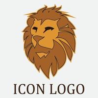 icône de vecteur de modèle de logo de lion