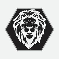 icône de vecteur de modèle de logo de lion