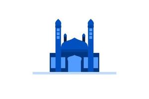 mosquée illustration, mosquée icône avec élégant concept, parfait pour Ramadan conception vecteur