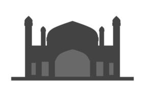 mosquée illustration, mosquée icône avec élégant concept, parfait pour Ramadan ou eid conception vecteur