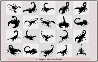 Scorpion illustration, grand Scorpion silhouette, scorpion logo vecteur, vecteur image pour le tatouage,