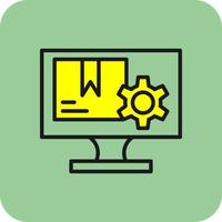 conception d'icône vectorielle de produit viable minimum vecteur