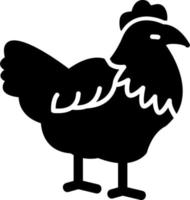 poule vecteur icône