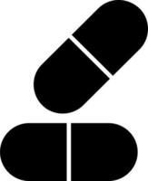 icône de pilules médicales vecteur