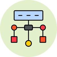 icône de vecteur d'algorithme