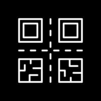 conception d'icône de vecteur de code qr