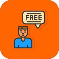 conception d'icône de vecteur de dialogue gratuit