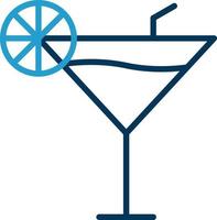 conception d'icône de vecteur de cocktail