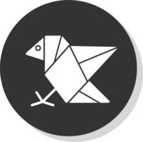 conception d'icône vecteur origami