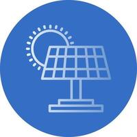 conception d'icône de vecteur de panneau solaire